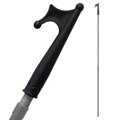 Image of Telescopic Window Pole Opener, 126cm 220cm Extendable Loft Ladder with Hook, Metal Hatch and Rod Skylight Opening Suitable for Blinds, or Sash Windows