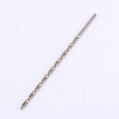 Image of HSS Extra Long Twist Drill Bit Straight Shank Auger 200mm for Wood and Aluminum