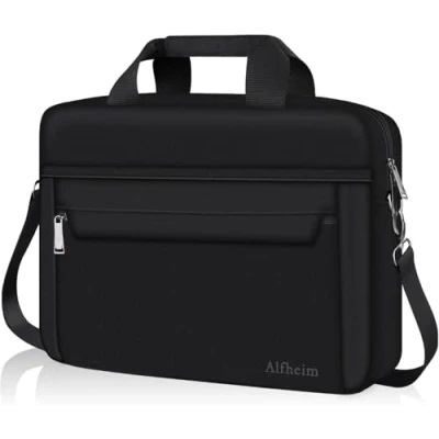 Image of Alfheim 15.6 16 inch Laptop Bag Briefcase Shoulder for Men Women,Water Repellent Lightweight Messenger Compatible with Macbook Pro 15&quot; 16&quot; A1990, A1707,A2141,A1398