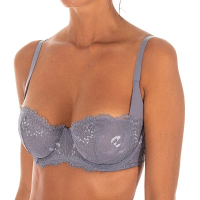 Image of Calvin Klein Womens Balconette bra with cups and underwire QF1197E women Grey Size 32A