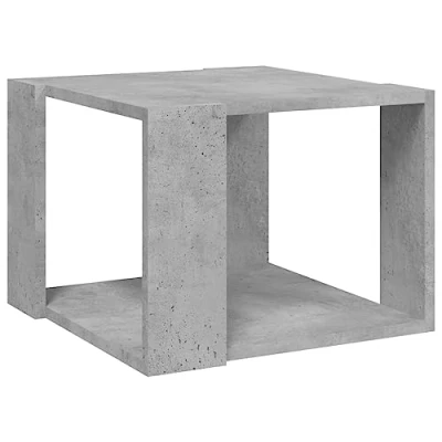 Image of vidaXL Coffee Table Concrete Grey Engineered Wood Furniture Storage Cabinet
