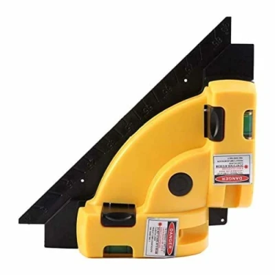 Image of 90 Degree Laser Level Right Angle Vertical Horizontal Projection Square Guide Tool