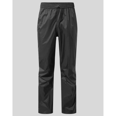 Image of Craghoppers Men&#039;s Expert Packable Overtrousers Pants, Black, XS Short