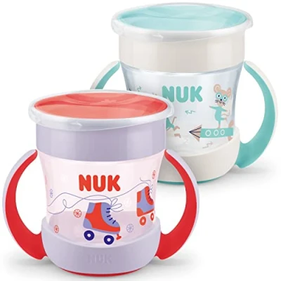 Image of NUK Training Cup, Rollerskates (Pink), 2 Count (Pack of 1)
