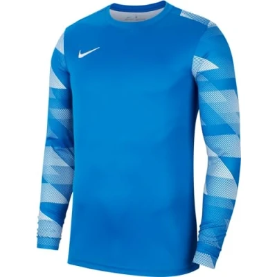 Image of NIKE CJ6066 463 Dri FIT Park 4 Goalkeeper JBY T Shirt Men&#039;s Royal Blue/White/White Size S