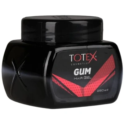 Image of Totex Hair Styling Gum Gel, Ultra Power Strong Edge Control Gummy Red Gel 250ml