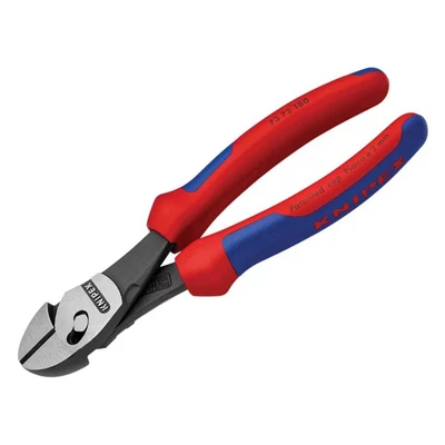 Image of Knipex TwinForce Diagonal Cutters Multi Component Grip 180mm KPX7372180