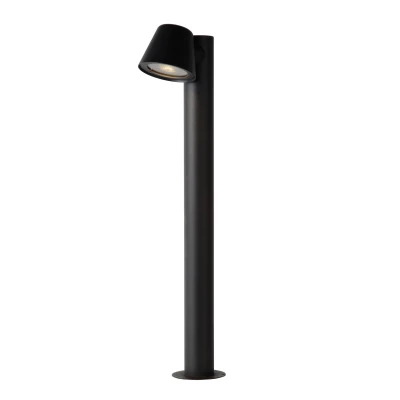 Image of Dingo LED Modern Bollard Light Outdoor Dim. GU10 1x5W 3000K IP44 Anthracite