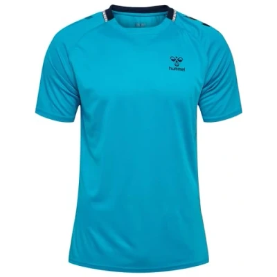Image of hummel Men&#039;s Hmlongrid Poly Jersey S/S T Shirt