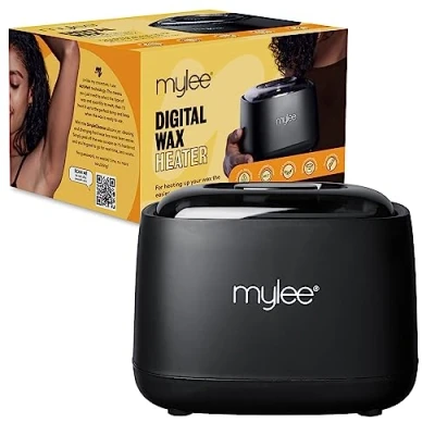 Image of Mylee Digital Wax Heater with Silicone Jar for Hard &amp; Soft Crème Wax, Salon Quality Hair Removal, Depilatory Waxing Melter, Temperature Control, Warmer