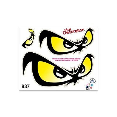 Image of Quattroerre Stickers Eyes No Fear, 14 x 16 cm