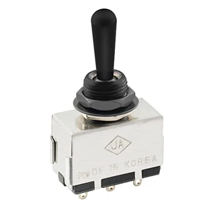 Image of Musiclily Pro 3 Way Full Metal Box Style Pickup Selector Toggle Switch for Electric Guitar, Black