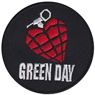 Image of Green Day American Idiot Round Patch Badge Embroidered Iron on Applique Accessory