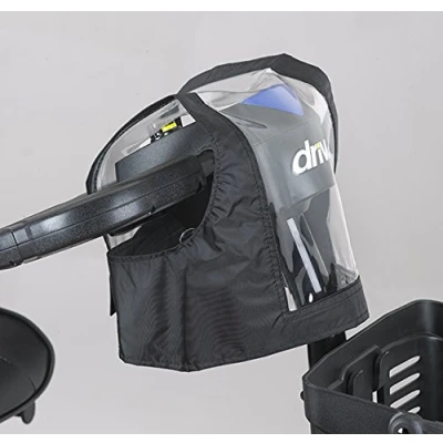 Image of Ducksback Mobility Scooter Control Panel/Tiller Cover (Black)