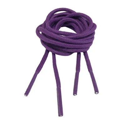 Image of Big Laces Round Purple 2mm wide 90cm long Waxed Shoelaces
