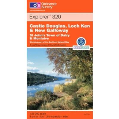 Image of Explorer Active 320 Castle Douglas, Loch Ken &amp; New Galloway Map With Digital Version