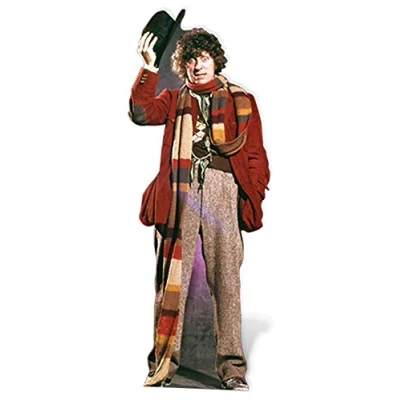 Image of Novelties Direct Tom Baker The Fourth Doctor Cardboard Cutout