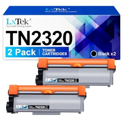 Image of LxTek Compatible Toner Cartridge Replacement for Brother TN2320 TN2310 TN 2320 MFC L2700DN HL L2300D L2360DN L2340DW DCP L2500D L2520DW L2540DN L2720DW (Black,2 Pack)