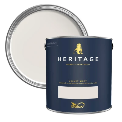 Image of Dulux Heritage Velvet Matt (Ash White, 2.5 L)