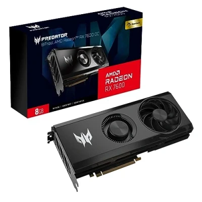 Image of Acer Radeon RX 7600 Predator BiFrost OC 8GB GDDR6 Graphics Card