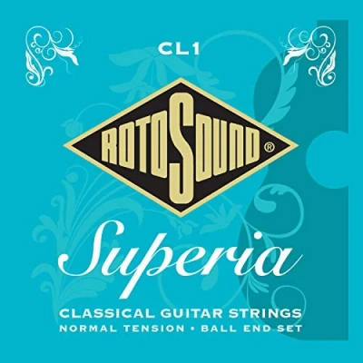 Image of Rotosound CL1 Superia Classical Nylon Ball End Silver Wound Set