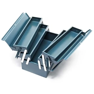 Image of WilTec Tool Box with 5 Compartments Made of Cold Rolled Steel 530 x 200 mm