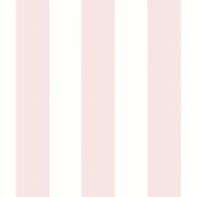 Image of Sassy B Stripe Tease Wallpaper White Pink