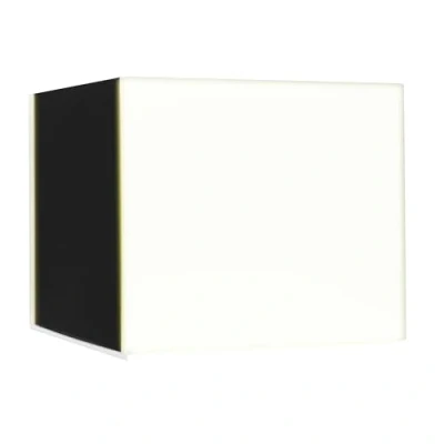 Image of Luceco Eco Exterior Decorative Cube Light, 5 Watts, IP65 Rated, Black