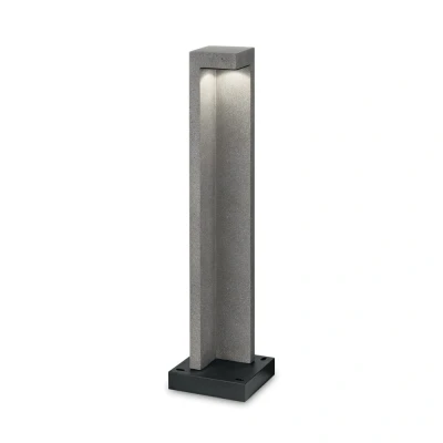 Image of Titano Integrated LED Outdoor Bollard Lamp 1 Light Granite 3000K IP55