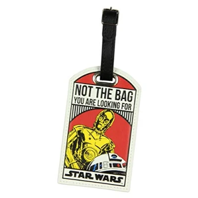 Image of Bioworld Star Wars C3PO R2D2 Luggage Tag