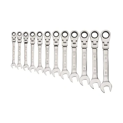 Image of DEWALT Ratcheting Wrench Set, MM, Flexible, 12 Piece (12PC)