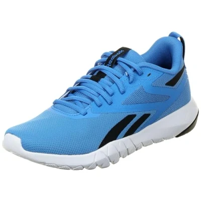 Image of Reebok Men&#039;s FLEXAGON Force 4 Training Shoes, Kinetic Blue/Black/Footwear White, 10.5 UK