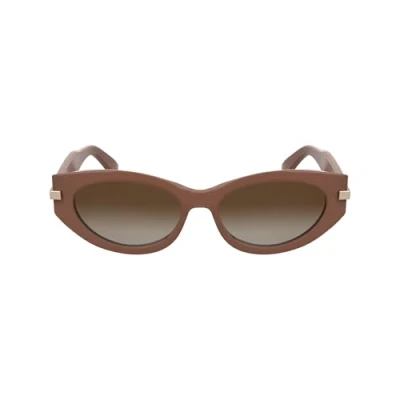 Image of Calvin Klein Woman CK25502S 601 Sunglasses Acetate Cat Eye Normal
