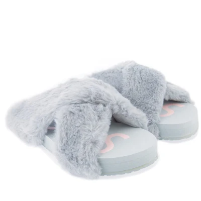 Image of Toms Womenss Susie Eva Slippers in Grey Suede Size UK 6