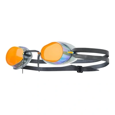Image of TYR Unisex Adult Socket Rocket 2.0 Mirrored Swedish Style Goggles Rainbow/Clear/Black, Medium
