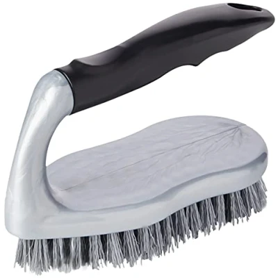 Image of Elliott 10F00222 Scrubbing Brush with Grip Handle, Silver
