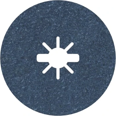 Image of Bosch Accessories 1x Fibre Sanding Disc R780 Best for Metal and Inox (X LOCK, Ã˜ 125 mm, Grit 36, Angle Grinders)
