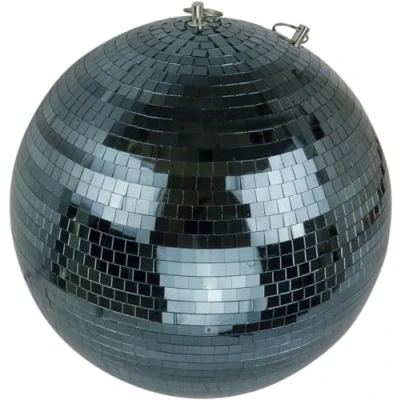 Image of Lightweight mirror ball featuring black facets (16 Inch)