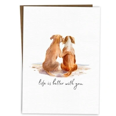 Image of BYANIKA Happy Anniversary Card Best Friend Appreciation Wedding Cards Love You Romantic For Her Him Girlfriend Boyfriend Wife Husband Partner Cute