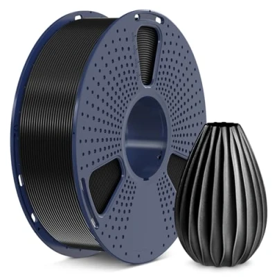 Image of SUNLU PETG 3D Printer Filament, Strong Filament 1.75mm, Neatly Wound Printing Suit for Most FDM Printers, Dimensional Accuracy ±0.02mm, 1KG Spool(2.2LB), Black