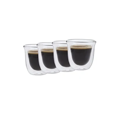 Image of La Cafetiere Jack Espresso Cup Set Of 4 Double Wall