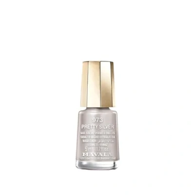 Image of Mavala Pretty Rebel Autumn 2023 Breathable Mini Nail Polish Silver 5ml (973)