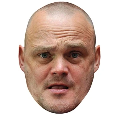 Image of FoxyPrinting AL MURRAY JB Funny Comedian Fancy Dress Cardboard Celebrity Party Face Mask