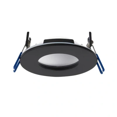 Image of Saxby Orbitalpro 4CCT 9W Recessed Downlight Matt Black Paint IP65