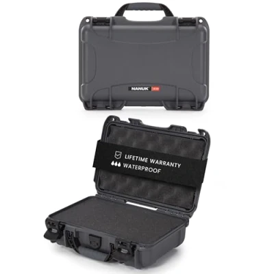 Image of Nanuk 909 Waterproof Hard Case with Foam Insert Graphite