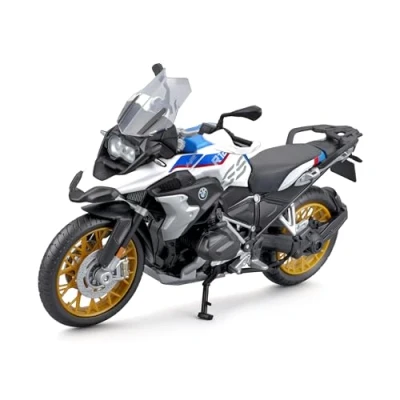 Image of koenig tom 1:12 scale motorcycle model, Metal Plastic Rubber, white blue, Mittel