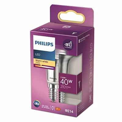 Image of Philips LED Premium Classic R50 Reflector Light Bulb [E14 Small Edison Screw] 2.8W 40W Equivalent, Warm White (2700K), Non Dimmable