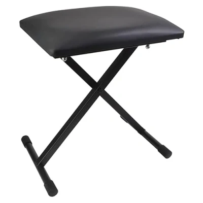 Image of Keyboard Bench Piano Stool X Framed and Foldable