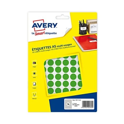 Image of Avery 2940 Lozenges 15 mm Green