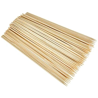 Image of Ibili 100 Bamboo Skewers 20 Cms, Natural, Brown, 30 x 26 cm
